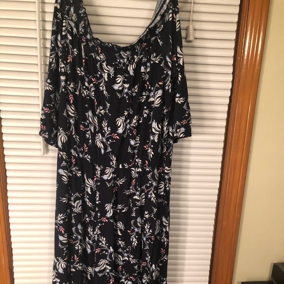 NWT Lane Bryant Off The Shoulder Midi Dress 18/20 - Picture 2 of 4